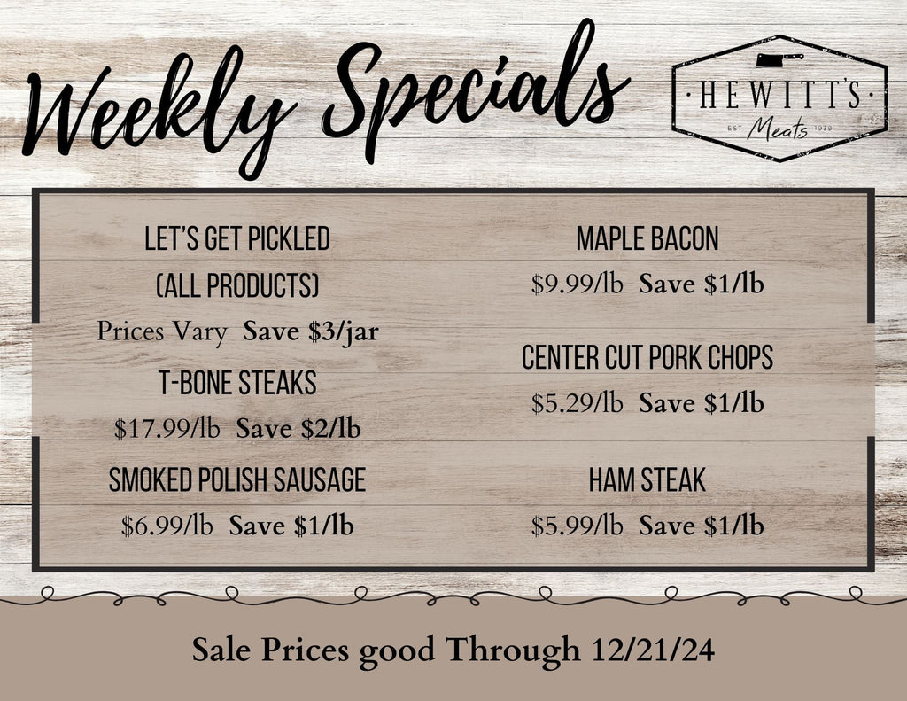 Marshfield Retail Store Weekly Specials